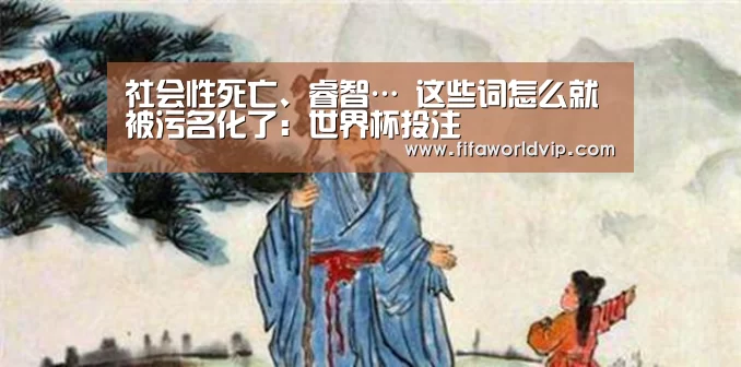 社会性死亡、睿智… 这些词怎么就被污名化了:世界杯投注(图4) 世界杯投注